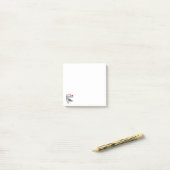 Klebezettel "Love For The Underdogs" Taube Post-it® Notes (Op bureau)
