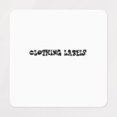 KLEDENDE ETIKETTEN LABELS (Design 1)