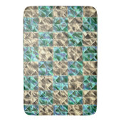 Kledig mintgroene tot beige tegels of gekleurde sc badmat (Voorkant Verticaal)