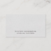 Kleding aan hangers | Fashionista Visitekaartje (Achterkant)