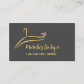 Kleding Aangepast T Shirt Afdrukkleding Winkel Bus Visitekaartje (Voorkant)