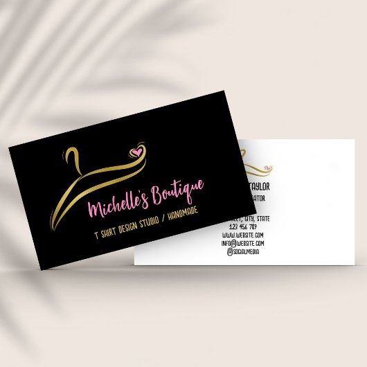 Kleding Aangepast T Shirt Afdrukkleding Winkel Bus Visitekaartje