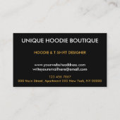 Kleding Apparel Sweatshirt Aangepaste Monogram Hoo Visitekaartje (Achterkant)