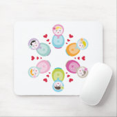 KLEDING:: babushka poppen - mandala Muismat (Met muis)