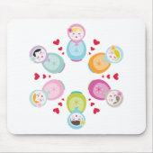 KLEDING:: babushka poppen - mandala Muismat (Voorkant)