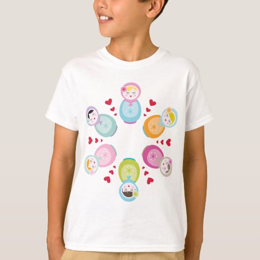 KLEDING:: babushka poppen - mandala T-shirt (Voorkant)