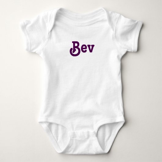 Kleding Baby Bev Romper (Voorkant)