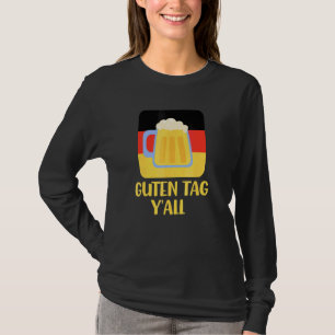 Kleding  Bierpul Texas Duitse Vlag Guten Tag Y'al T-shirt