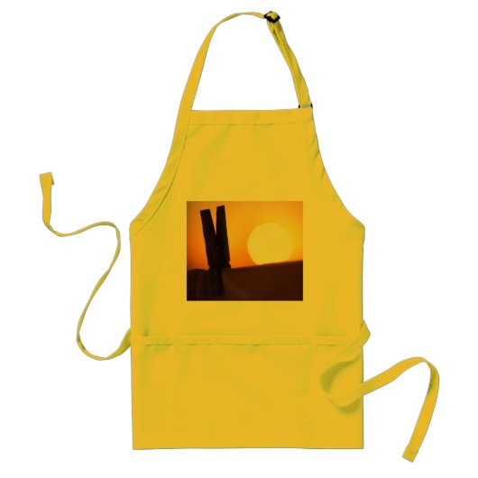 Kleding bij zonsopgang standaard schort (Voorkant)