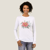 kleding bloemen Tri-Blend shirt (Voorkant)