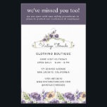Kleding Boutique Grand Reopening Covid Safety Flyer<br><div class="desc">Een volledig samenhangend collectie voor al uw bedrijfsproducten en leveringen. Raadpleeg de beschermers van uw heropening met nieuwe, heldere veiligheidsmaatregelen. Een collectie producten om de richtlijnen voor sociale afstanden te promoten.Deze producten zijn geweldig om ervoor te zorgen dat zowel werknemers als klanten de richtlijnen voor sociale afstanden volgen. Voeg uw...</div>