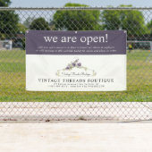 Kleding Boutique Grand Reopening Covid Safety Spandoek (Insitu)