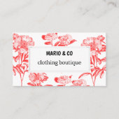 Kleding Boutique Visitekaartje (Voorkant)