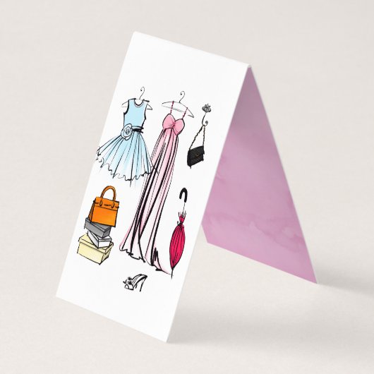 Kleding Boutique Visitekaartje (Achterkant)