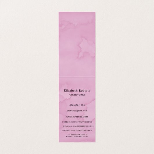 Kleding Boutique Visitekaartje (Binnenkant ongevouwen)