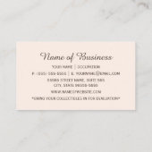  Kleding Consignatiewinkel Franse jurk Visitekaartje (Achterkant)