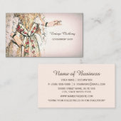  Kleding Consignatiewinkel Franse jurk Visitekaartje (Voorkant / Achterkant)