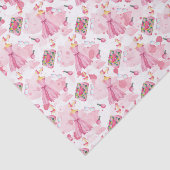 Kleding en patroonweefsel van meisjes in de Mode Tissuepapier (Detail)