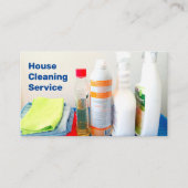 Kleding en reinigingsmiddelen voor Visitekaartjes (Voorkant)