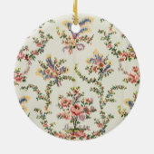 Kleding geweven voor koningin Marie Antoinette bij Keramisch Ornament (Achterkant)