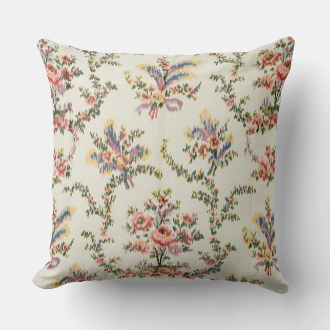 Kleding geweven voor koningin Marie Antoinette bij Kussen (Voorkant)