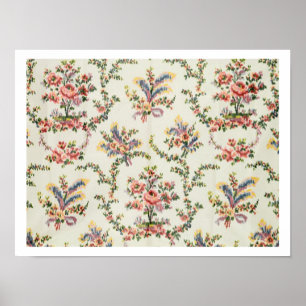 Kleding geweven voor koningin Marie Antoinette bij Poster