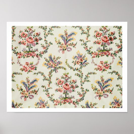 Kleding geweven voor koningin Marie Antoinette bij Poster (Voorkant)