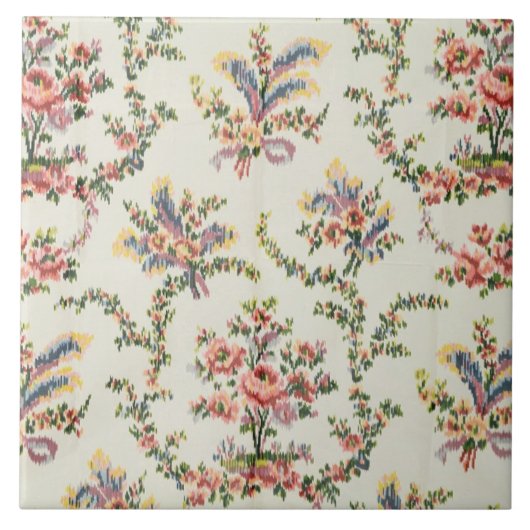 Kleding geweven voor koningin Marie Antoinette bij Tegeltje (Voorkant)