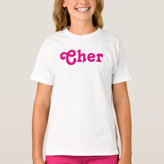 Kleding Girls Cher T-shirt (Voorkant)