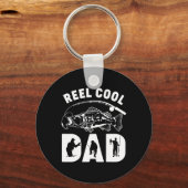 Kleding Grappig Vissen Reel Cool Dad Vaderdag Sleutelhanger (Voorkant)