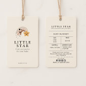 Kleding Hang Label met Prijs, Grootte, Stijl & Soc