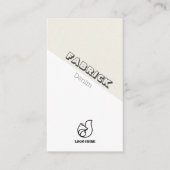 Kleding Hang Label Modern Contemporary (Voorkant)