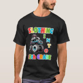 Kleding in 12e klas grappige luiaard monstertruck t-shirt (Voorkant)