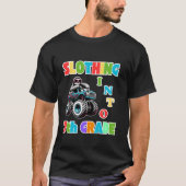 Kleding in 7e klas Sloth Monster Truck Terug T T-shirt (Voorkant)