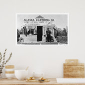 Kleding in Anchorage, Alaska 1915 Poster (Keuken)