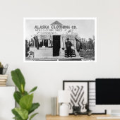 Kleding in Anchorage, Alaska 1915 Poster (Thuiskantoor)