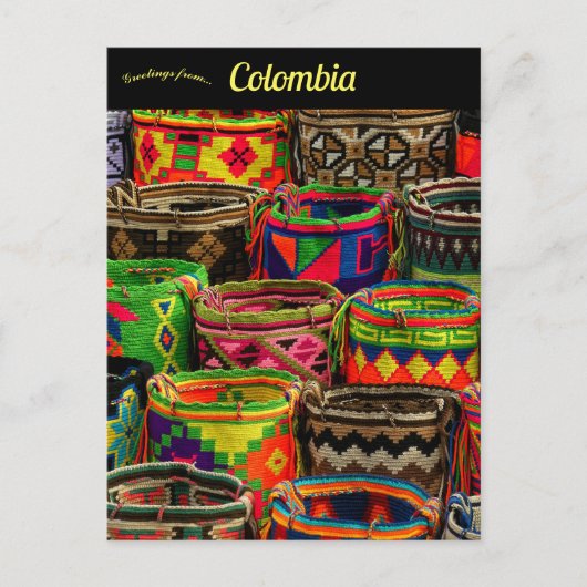 Kleding in Cartagena Colombia Briefkaart (Voorkant)