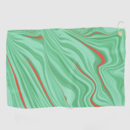 Kleding in krommen met lichtmuntgroene tinten golfhanddoek