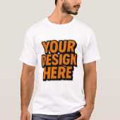 kleding | JE ONTWERPT HIER T-shirt (Voorkant)