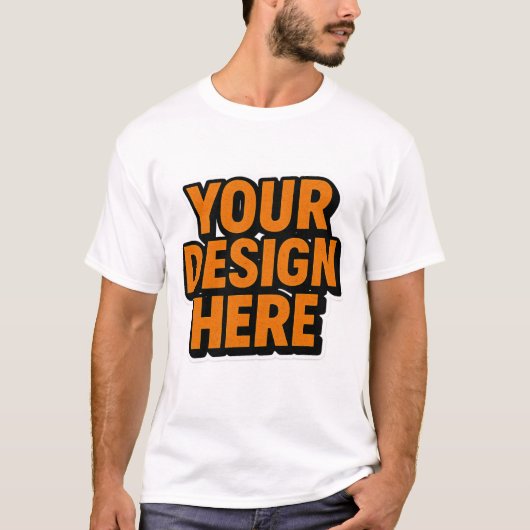  kleding | JE ONTWERPT HIER T-shirt (Voorkant)