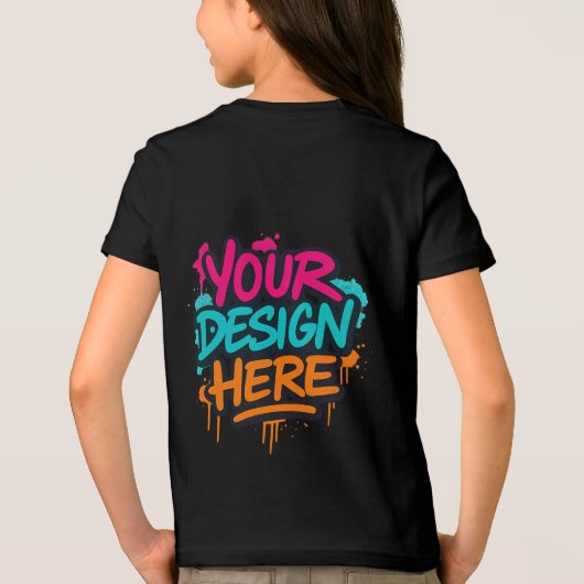 kleding | JE ONTWERPT HIER Tri-Blend Shirt (Achterkant)