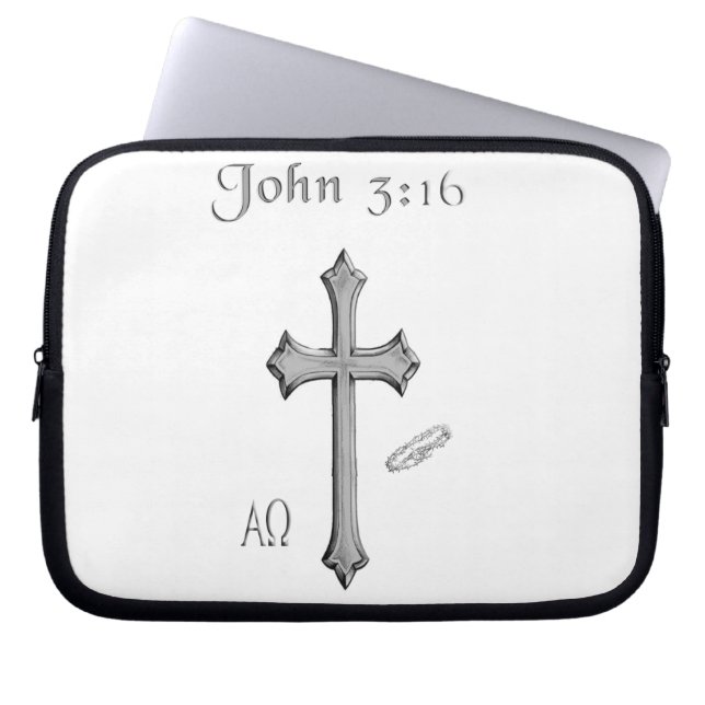 Kleding John 3:16 Laptop Sleeve (Voorkant)