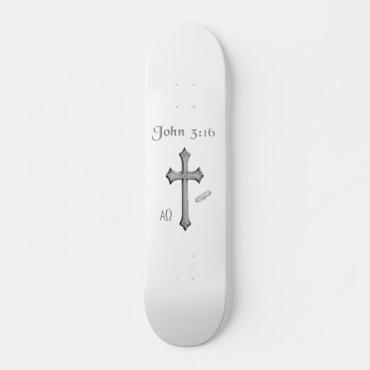 Kleding John 3:16 Skateboard (Voorkant)