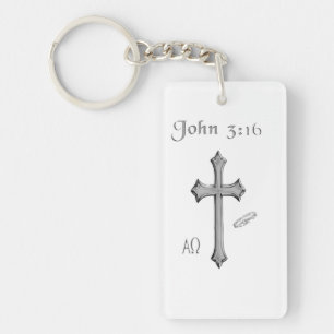 Kleding John 3:16 Sleutelhanger