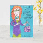 kleding kaart (Gele Bloem)