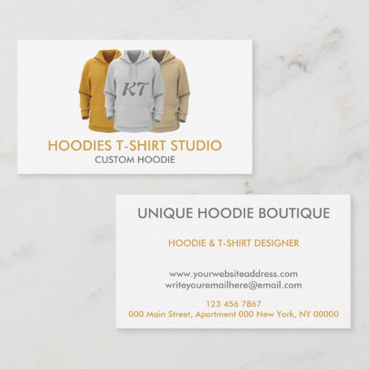 Kleding kleding kleding kleding kleding overspuugj visitekaartje (Voorkant / Achterkant)