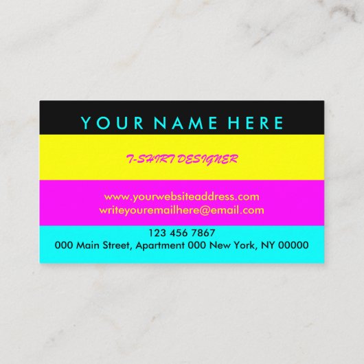 Kleding kleding Kleding Winkel Afdrukken op aanvra Visitekaartje (Achterkant)