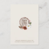 Kleding Kledingsvoorschrift Bloem Boho Westerse Ho Informatiekaartje (Achterkant)