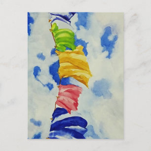 Kleding kunst grillig briefkaart