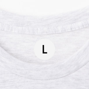 Kleding L Grote Maat Ronde Zelfklevende Labels voo
